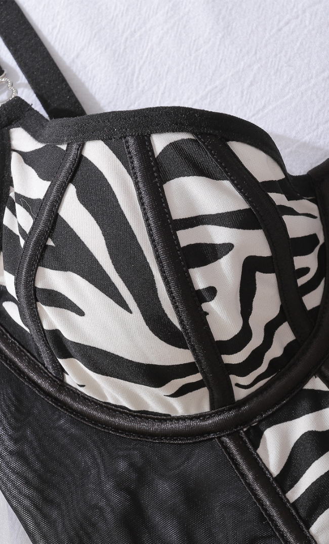 Vanessa 3D Lace Corpiño&Thong Set