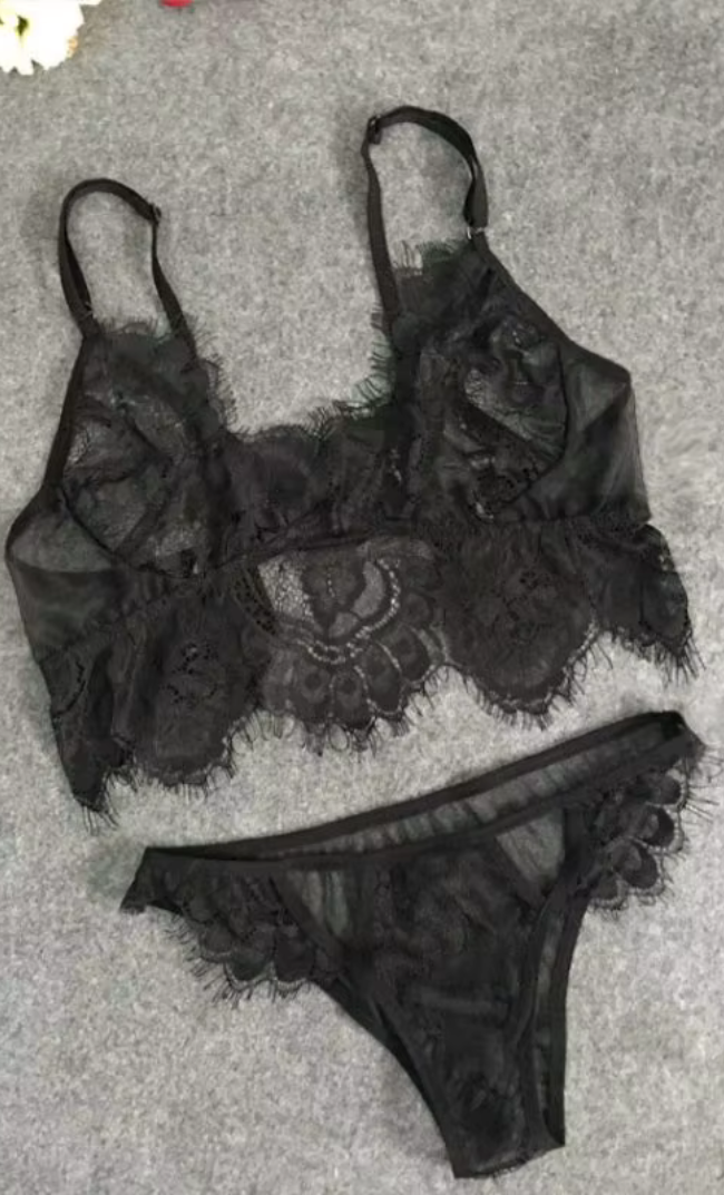 Bianca Silk and Sheer Set