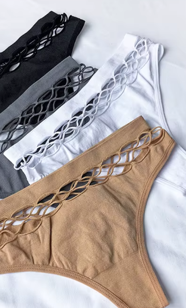 Camile Cotton Cheeky en White-Pearl