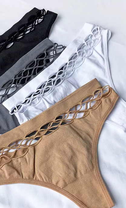 Camile Cotton Cheeky en White-Pearl